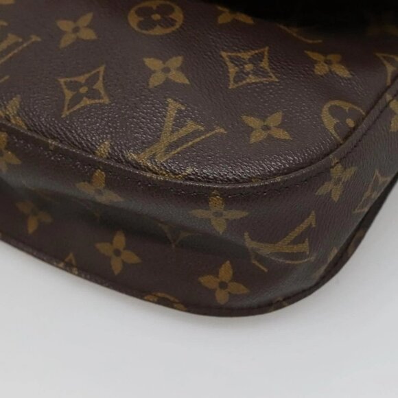 LOUIS VUITTON Monogram Saint Cloud GM Shoulder Bag M51242 LV Auth 128339 - Picture 3 of 16
